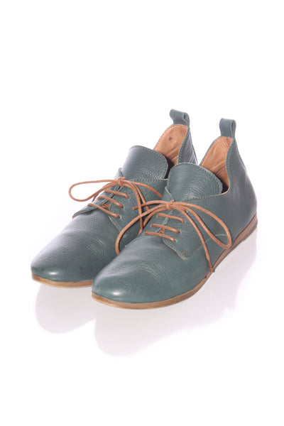 CREATURES OF COMPORT - Green leather shoes! 41