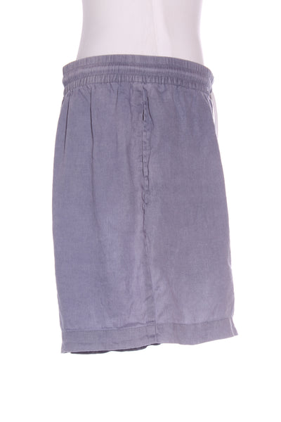 ASSEMBLY LABEL - Steel blue linen shorts! 14