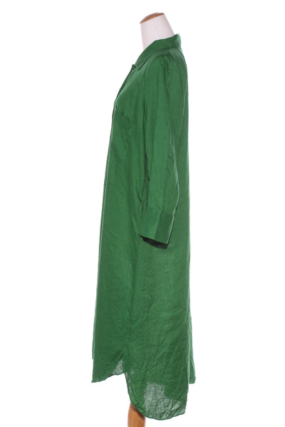ZARA - Green linen shirt dress/duster! 16