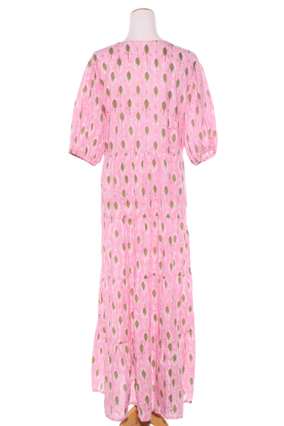 FUNKY PUKEKO - Puff sleeve cotton maxi dress! 12-14