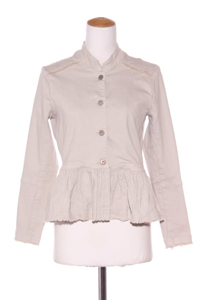 LOOBIE'S STORY - Stretch cotton linen peplum jacket! 8-10