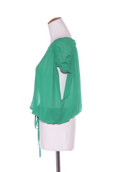 MOOCHI "Device" chiffon top - Kelly green! 14
