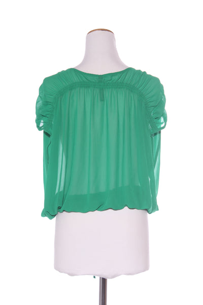 MOOCHI "Device" chiffon top - Kelly green! 14