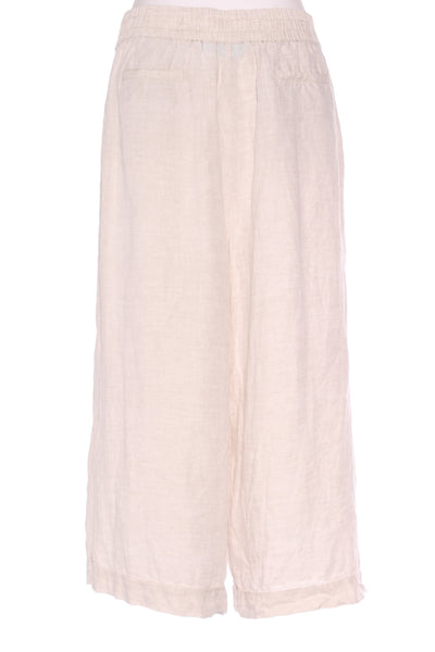 BLUE ILLUSION (LN) French linen waist tab culottes! 18