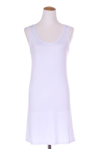 KETZ-KE - Rayon white tank slip dress! 14
