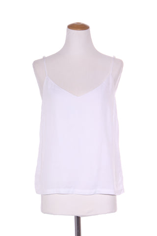 MAX - Crisp white lined viscose cami! 10