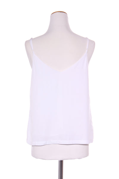 MAX - Crisp white lined viscose cami! 10