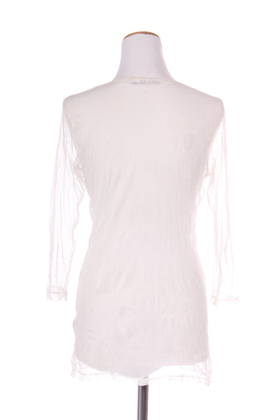 LAUREN VIDAL - Cream mesh layering top! 16