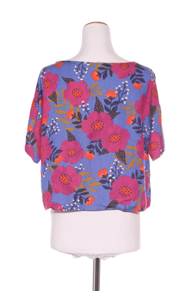 PRINCESS HIGHWAY - Linen blend floral crop top! 10-12