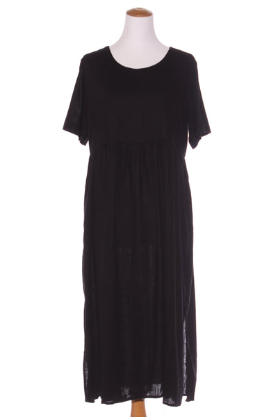 FEATHERS + NOISE - Linen blend midi dress + pockets! 10-12