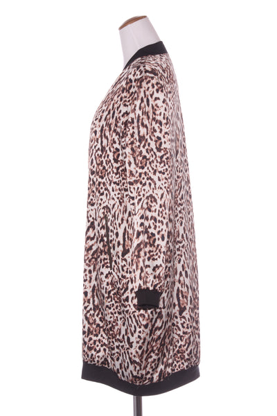REPERTOIRE (NZ) "Phoenix" leopard satin bomber jacket! 14