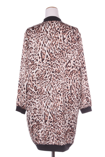 REPERTOIRE (NZ) "Phoenix" leopard satin bomber jacket! 14