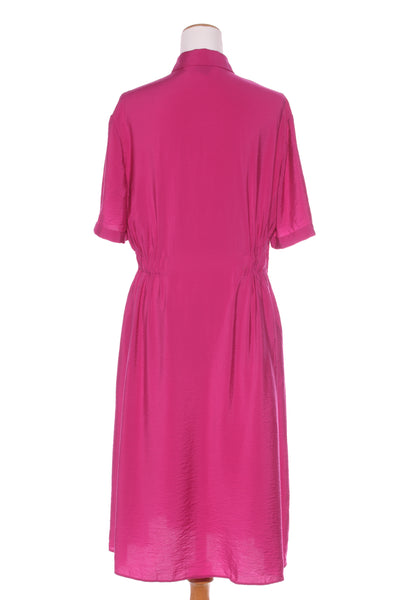 IPEKYOL (LN) Magenta shirt dress! 14