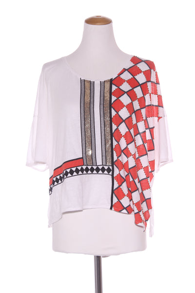 SASS & BIDE - Embroidered  embellished tee! 10-14