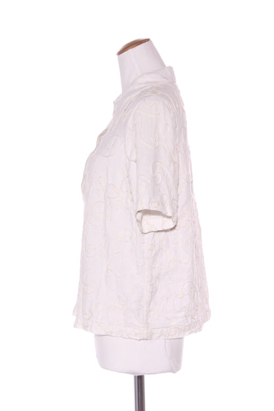 MARLE - Embroidered tape linen Luciana shirt ! 10