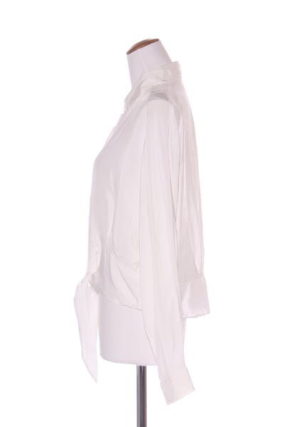 CAROLINE SILLS (NZ) Silky viscose crop shirt! 12