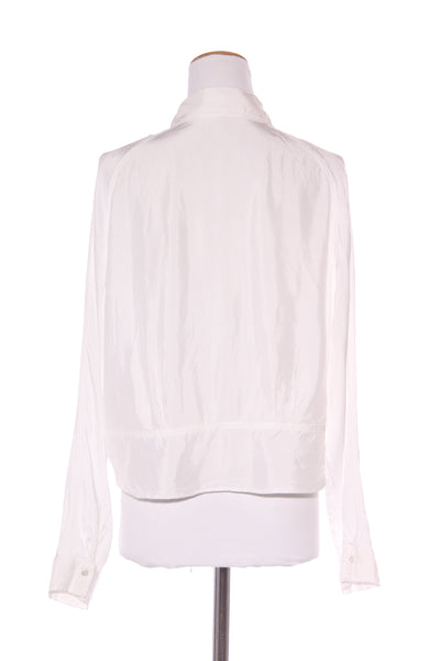 CAROLINE SILLS (NZ) Silky viscose crop shirt! 12