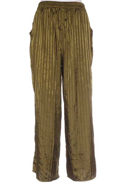 BRAS N THINGS - Green self stripe satin pj set! 16