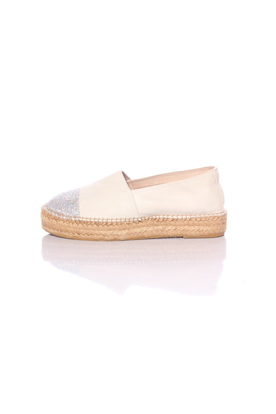 ISABELLA ANSELMI - Soft leather platform espadrille shoes! 39