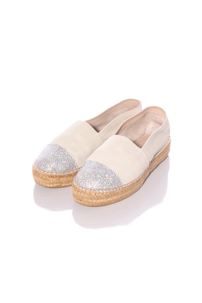 ISABELLA ANSELMI - Soft leather platform espadrille shoes! 39