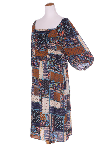 ZAFINA (BN) "Delilah" moroccan print midi dress! 14