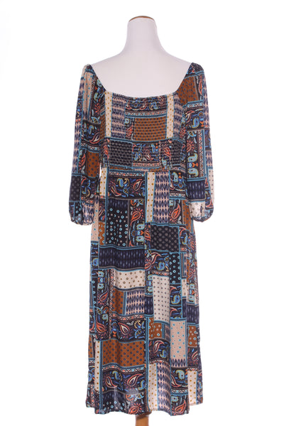 ZAFINA (BN) "Delilah" moroccan print midi dress! 14