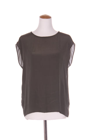 TRENERY - Viscose silk blend shell top! 12