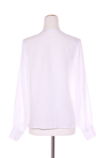 MAX - Linen broderie detail button up blouse! 14
