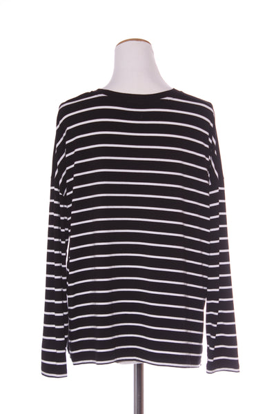 FOIL - Abstract print + strpe L/S top! 14