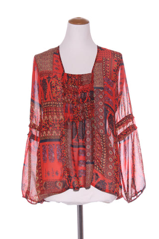SCOPE - Billow sleeve shirred detail blouse! 14