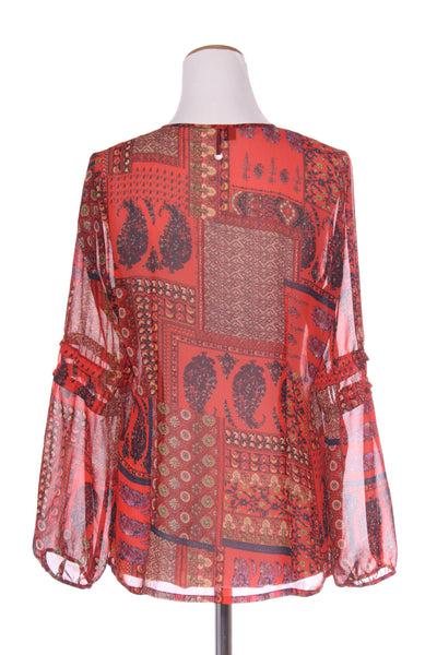 SCOPE - Billow sleeve shirred detail blouse! 14