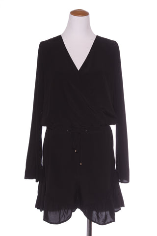 JULIAN DANGER - Silky viscose crossover front playsuit! 8-10