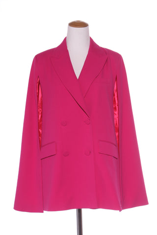 ZARA - Magenta cape blazer! 10-12