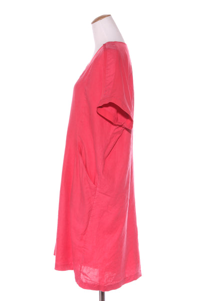 JIGSAW - Coral linen dress + pockets! 16