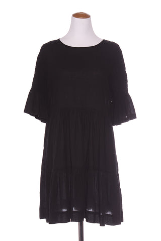 BLAK LOVE - Shirred sleeve tiered dress! 12