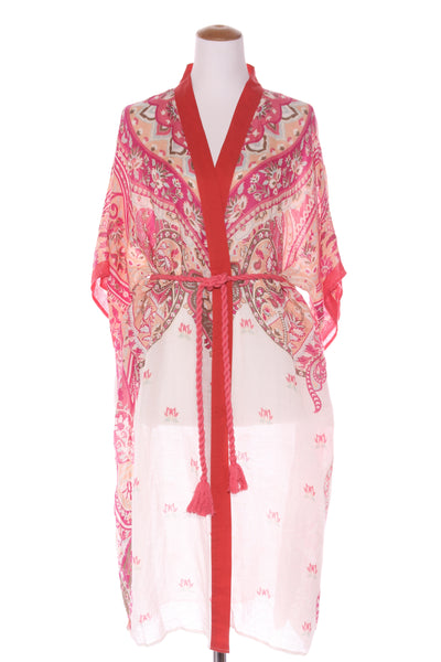 ECHO - Linen + modal paisley duster! 8-18