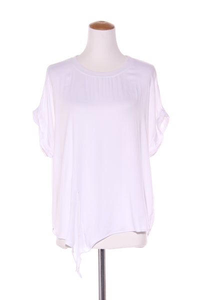 EMERGE - Rib trim viscose tie front top! 16