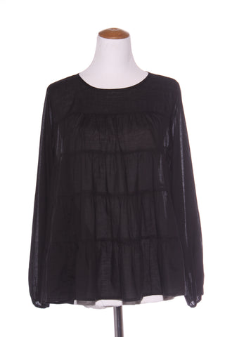 BLAK LOVE - Billow sleeve cotton voile blouse! 12