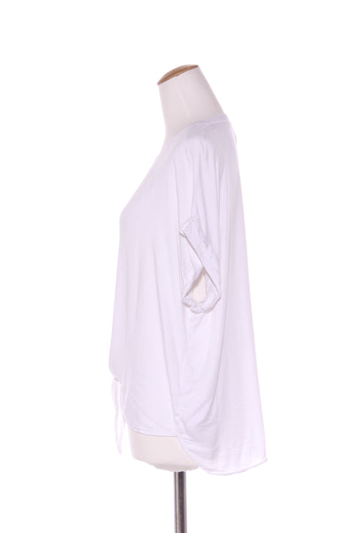 EMERGE - Rib trim viscose tie front top! 16