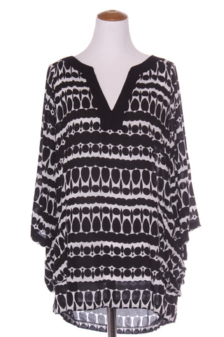 NANETTE LEPORE - Printed rayon swim tunic! 14