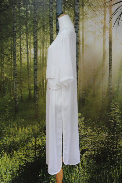 BLANK SPACE (NZ) Hazel tabard - White chiffon! 18