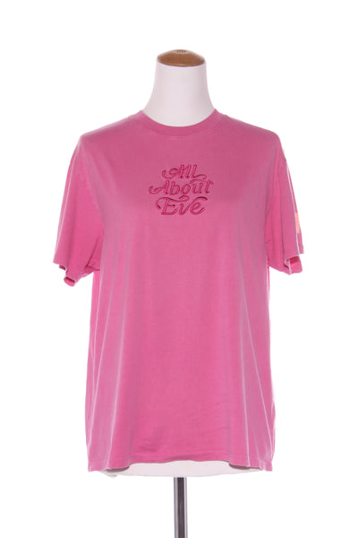 ALL ABOUT EVE - Embroidered pink tee! 6-12