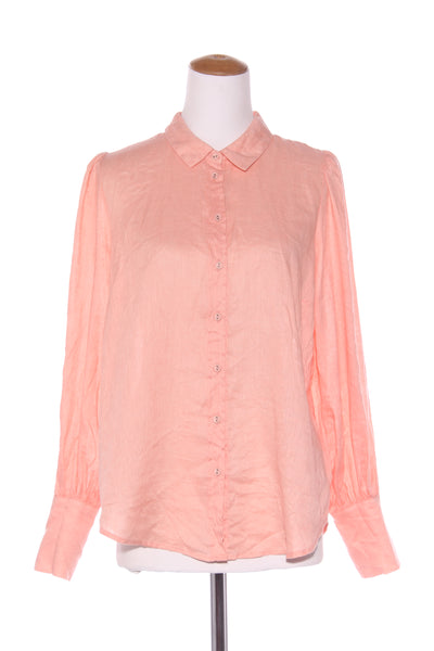 DECJUBA - Linen peach blouse! 10-12