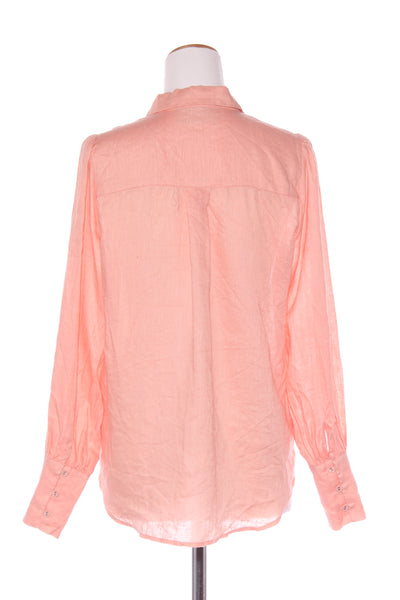 DECJUBA - Linen peach blouse! 10-12