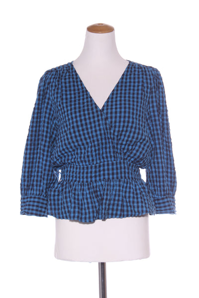 ONLY - Crossover top - Blue check! 14