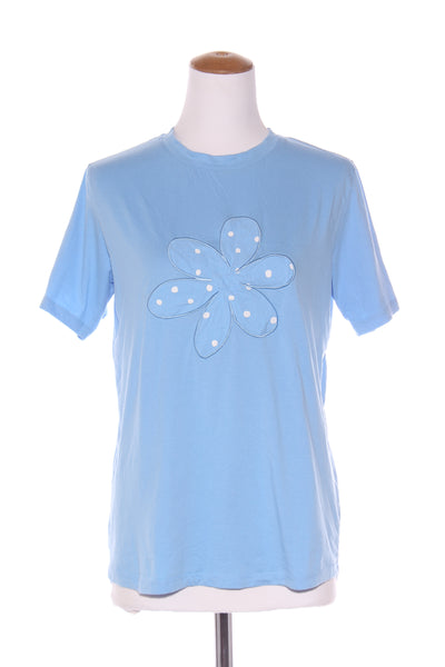 ELM "Daisy Spot" Azure blue tee 8-10