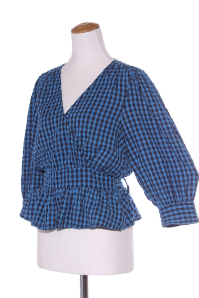 ONLY - Crossover top - Blue check! 14