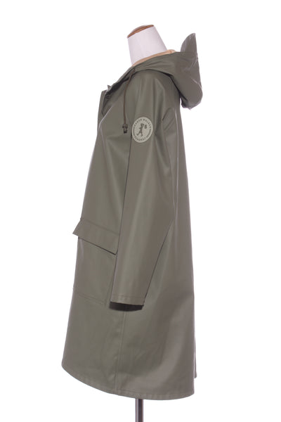 KAREN WALKER - Runway - Khaki raincoat!