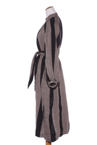 ZOE KRATZMANN - Linen Import dress - Black/stone! 12-14