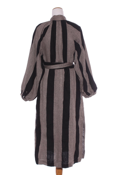 ZOE KRATZMANN - Linen Import dress - Black/stone! 12-14